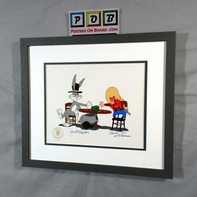 POSTERSonBOARD.com frames Animation Cels!