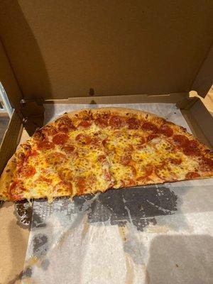 XL Pepperoni pizza-extra cheese