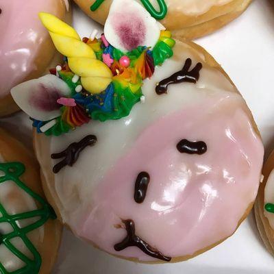 St.Patties day magical donut