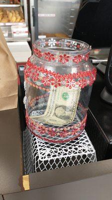 Can't let this pretty tip jar stay empty