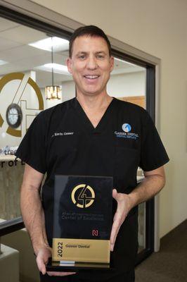 Gasser Dental awarded the All on 4 Treatment Center of Excellence for 2022!