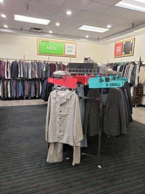 Men's section