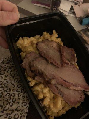 Mac and brisket