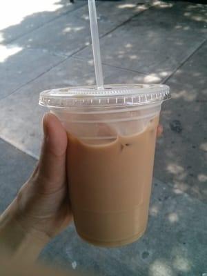 Ice cold milk tea for a hot summer day