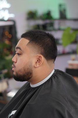 High Taper with beard trim