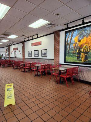 Indoor seating area