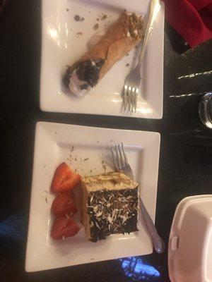 Cannoli Siciliani  & Tiramisu