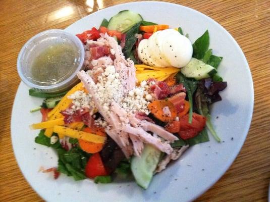 cobb salad. not nearly as good as the 1st time i had it when they 1st opened