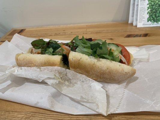 Bahn mi sandwich