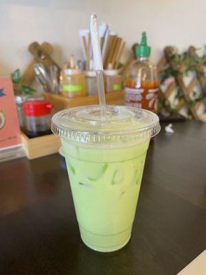 Honeydew Milk Tea...YUM!