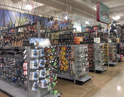 Great regular fishing section, just no fly fishing equipment!