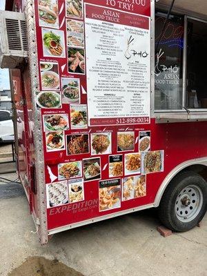 Food truck located at Shell gas station