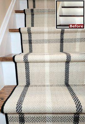 Wool stair runner