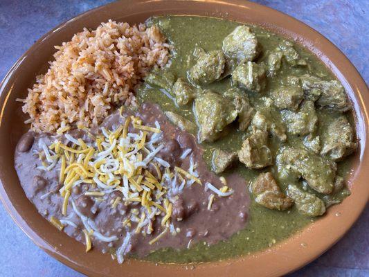 Chile Verde Dinner Plate