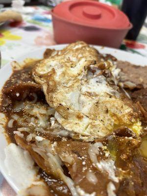 Chilaquiles de Mole