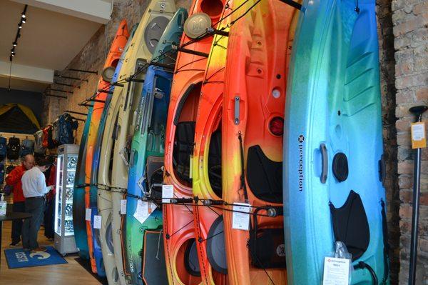 Come in and get fit into the perfect kayak for your adventures!