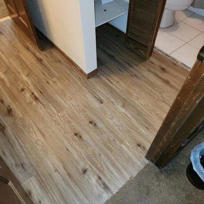 Vinyl Plank Floor installation @newgensurfaces