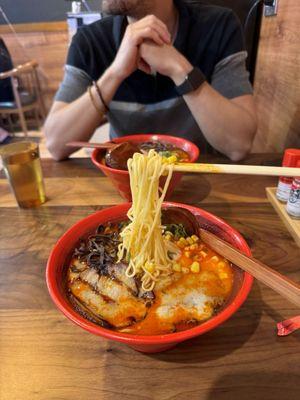 Red hakata ramen