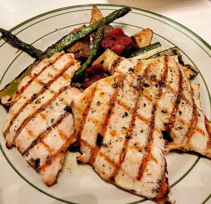 Grilled Chicken with veggies