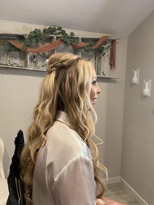 Bridal hair