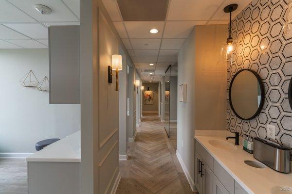 Walk down this hallway to your new beautiful, healthy smile!