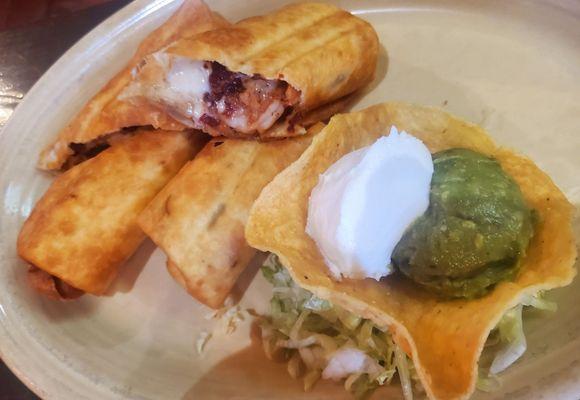 Shrimp flautas