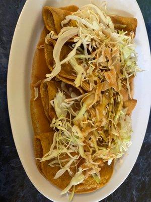 Delicious Tacos Dorados de papa