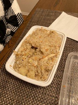 Pineapple Chicken Fried Rice ($11.25)