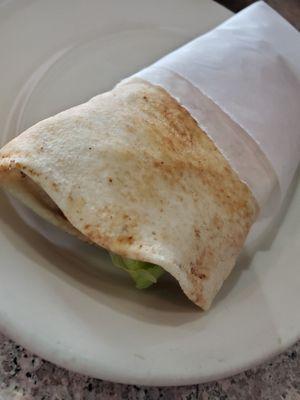 Chicken shawarma sandwich