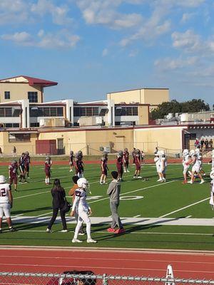 Marshall Rams  in maroon