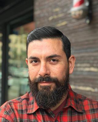 A classic cut & beard detail at The Parker Barber in New Orleans, conveniently located in the Ace Hotel.