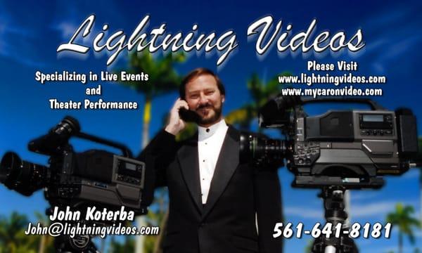 John Koterba, CEO and owner of Lightning Videos