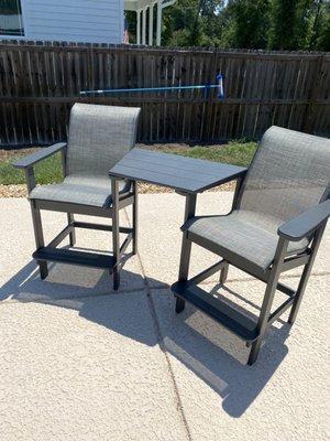 Pool bar chairs