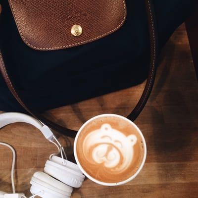 there's a little bear in my coffee!