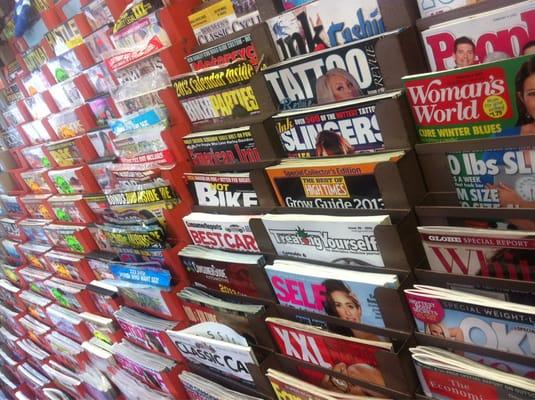 Variety of Magazines.