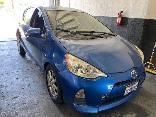 2012 Toyota Prius C.              Hybrid battery replacement