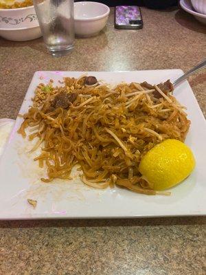 #Pad Thai Couldn't help eating before my camera lol