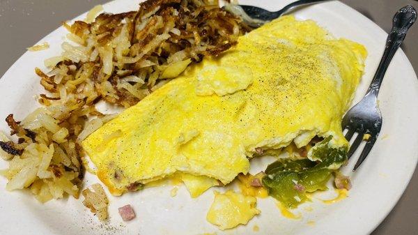 Western Omelette w/ Hashbrown