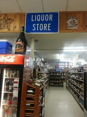 Who knew they sell liquor?