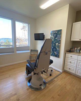 Treatment rooms with beautiful water view