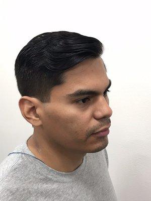 Gentle men's modest fade razor texturized #official_hair_by_stan_wayne #hairbystan#barberinbrea#guitarcenterbrea#salonbrea