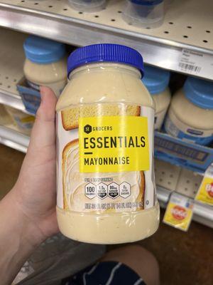 Expired mayonnaise