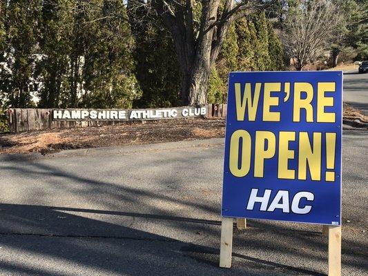 Open for business!  Thanks HAC!