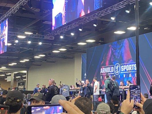 Saturday, 4 March 2023 -- ARNOLD Schwarzenegger showed up to the Arnold Sports Festival in Columbus, Ohio.