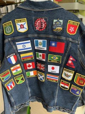 I had Mauricio sew on these patches. He was great. He even Matched the thread colors to each patch individually.