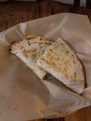 Piadina with mushrooms