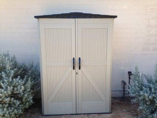 Shed built for customer