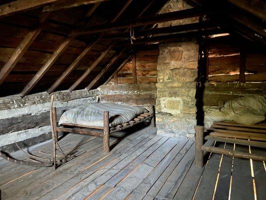 Loft in one of the homesteads