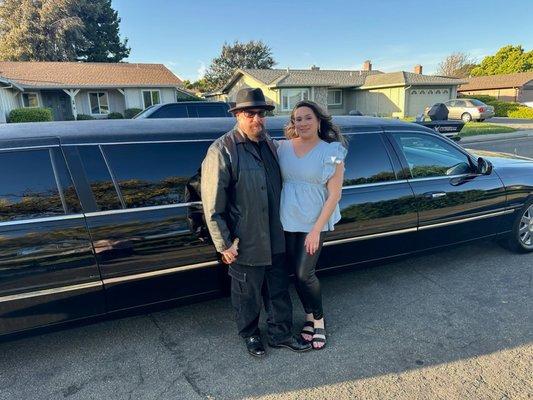 My daughter and I.....had such a good time at the Smokey Robinson concert.  A-1 Limo service