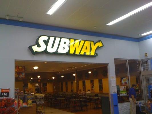 Subway inside Walmart